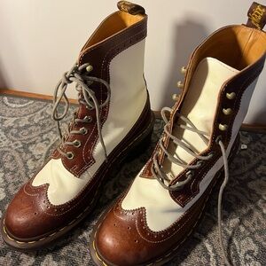 -Size 9 Doc Martens Heeled Boots Vintage Gretchen